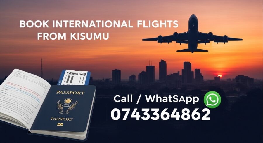 Book International Flights from Kisumu Without Traveling to Nairobi.