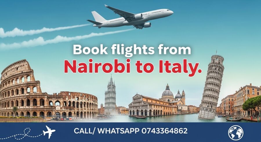 Nairobi to Italy Flights: 2026 Ticket Prices & Visa Guide