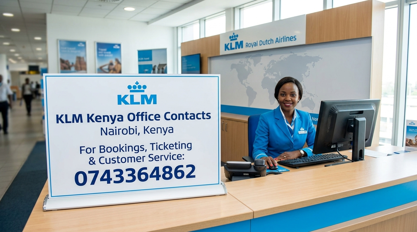 KLM Royal Dutch Airlines Kenya – Contact & Booking Support
