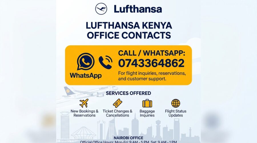 Lufthansa German Airlines Kenya – Contact & Booking Support