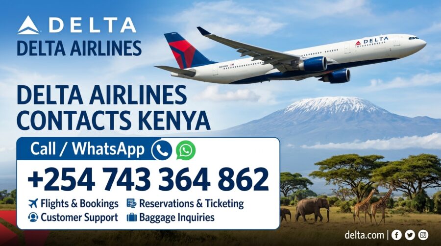 Delta Airlines Contacts & Booking Kenya